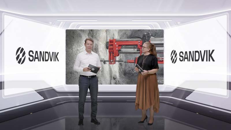 Sandvik - Virtual Studio - Livestream Studio Production Munich Sandvik - Virtual Studio - Livestream Studio Production Munich